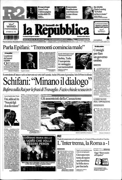 Il lunedì de La repubblica